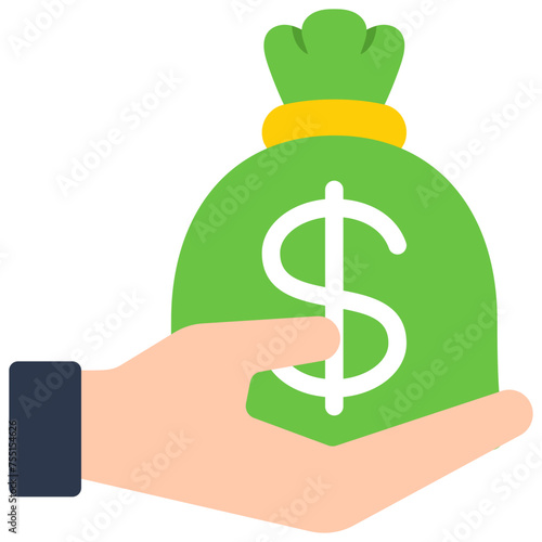 Give Financial Loan Icon