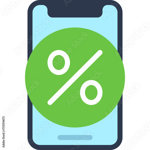Mobile Bank Interest Icon