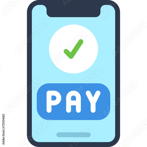 Mobile Payment Button Icon