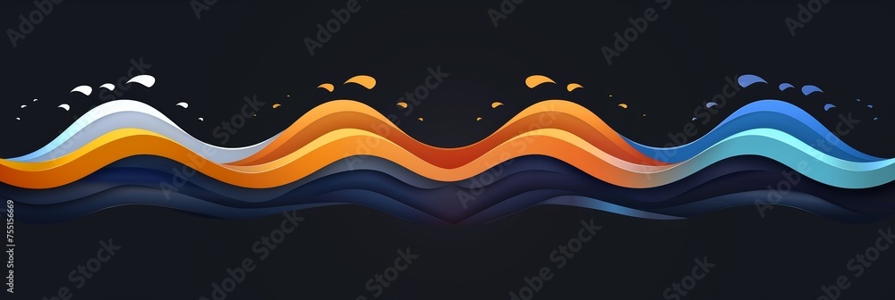 A dynamic and modern abstract design featuring flowing curves and vibrant gradient colors. A dynamic and modern abstract design featuring flowing curves and vibrant gradient colors.