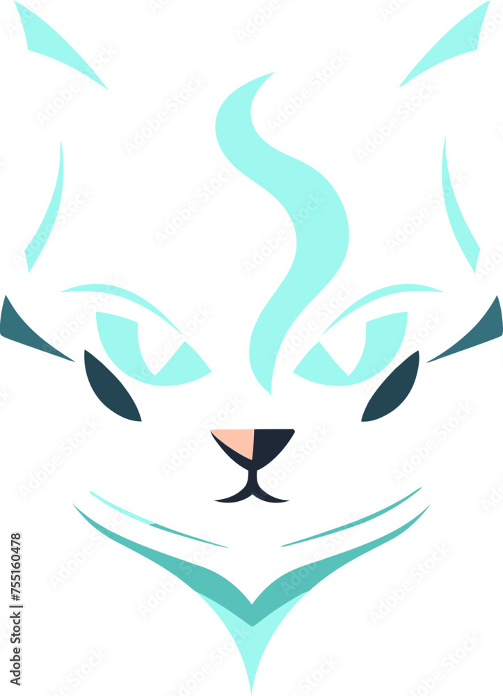 Regal Cat Royalty Exquisite Vector Illustration of a Cat Logo