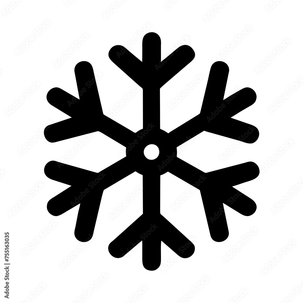 Obraz premium snowflake symbol icon
