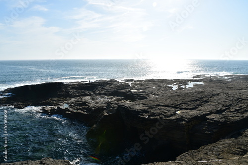 Rocks and caves in Hook Peninsula, County Wexford, Ireland