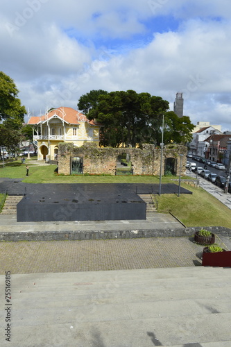 Curitiba - parede de antiga igreja de São Francisco