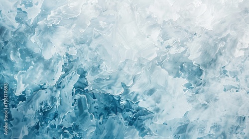Chilled arctic blue and pearl white textured background, representing coolness and elegance