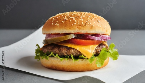 burger with cheese