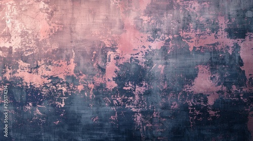 Elegant blush pink and midnight blue textured background  symbolizing gentleness and depth.