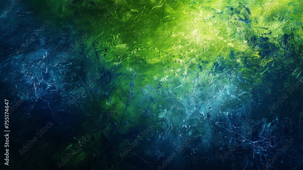 Energetic electric lime and midnight blue textured background, symbolizing zest and depth.