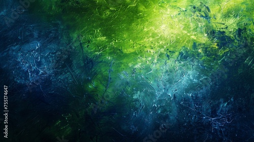 Energetic electric lime and midnight blue textured background, symbolizing zest and depth.