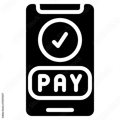 Mobile Payment Button Icon
