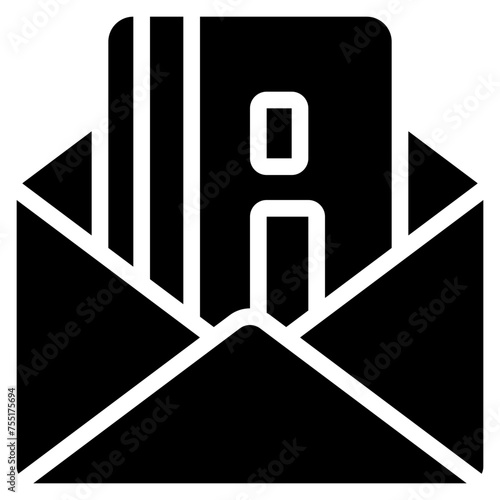 Credit Card Envelope Icon