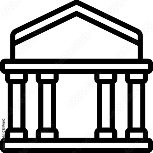 Bank Building Icon