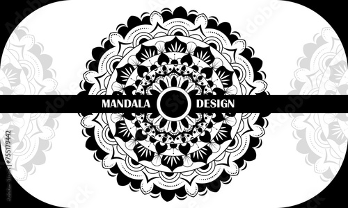Luxury ornamental mandala background with arabesque arabic islamic east style. Ethnic mandala with tribal ornament.
