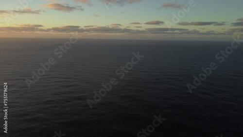 sunset over the ocean