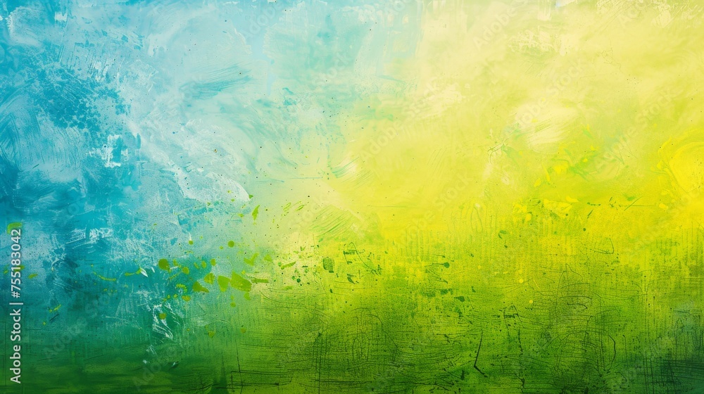 Refreshing lime green and sky blue textured background, symbolizing energy and clarity.