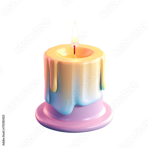 candle american football ball set isolated soft smooth lighting only png premium high quality