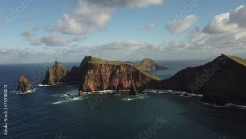 view of the sea from the mountain