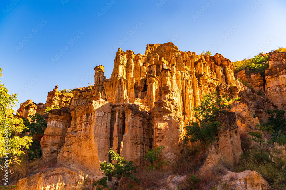 Landscape of Chuxiong Yuanmou Tulin in Yunnan, China