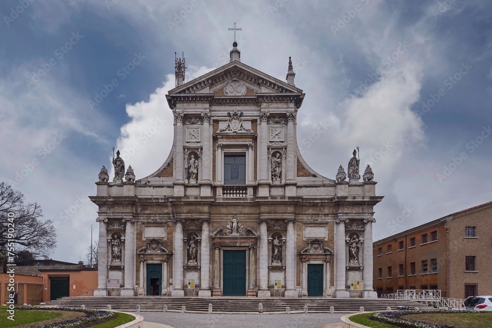 Basilica di Santa Maria in Porto, baroque church in Ravenna, Italy