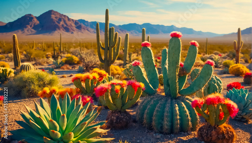 gorgeous cactus and succulents in nature southwest