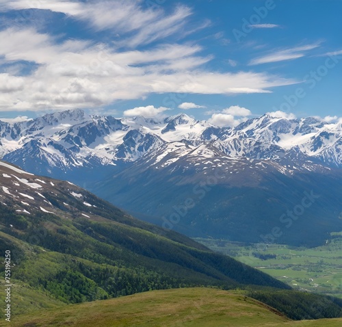 landscape in the mountains