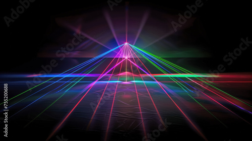 Vibrant Laser Symphony