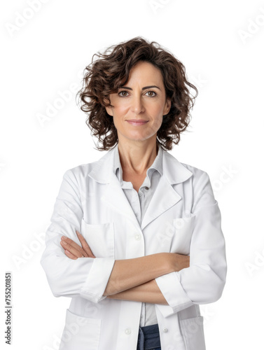 Professional pharmacist in transparent background 