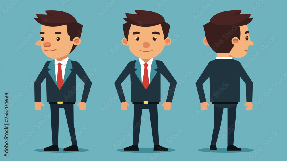 illustration of a businessman illustration of a businessman