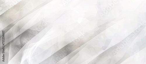 Abstract geometric white and grey background blurred pale patterns. AI generated image