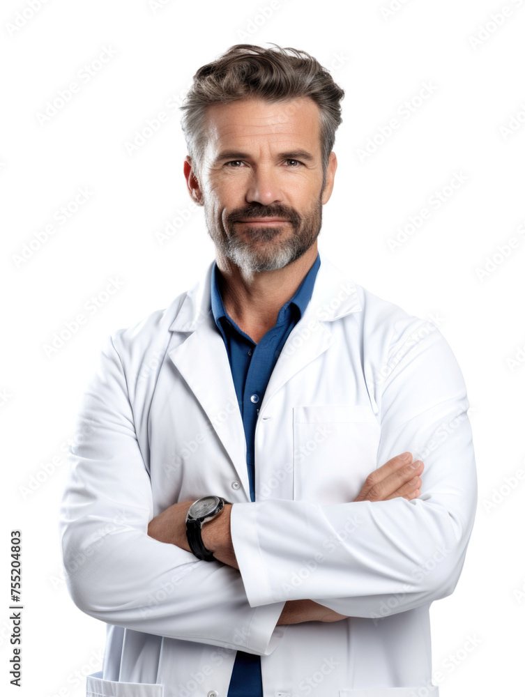 Professional pharmacist in transparent background
Professional pharmacist in transparent background
