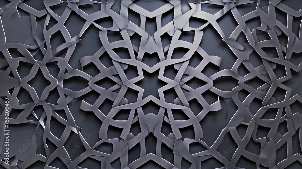 Geometric 3D arabic pattern background with traditional motif, horizontal ornamental backdrop, copy space for invitations, greeting card congratulatory letter email Eid al Adha Mubarak festival poster Geometric 3D arabic pattern background with traditional motif, horizontal ornamental backdrop, copy space for invitations, greeting card congratulatory letter email Eid al Adha Mubarak festival poster