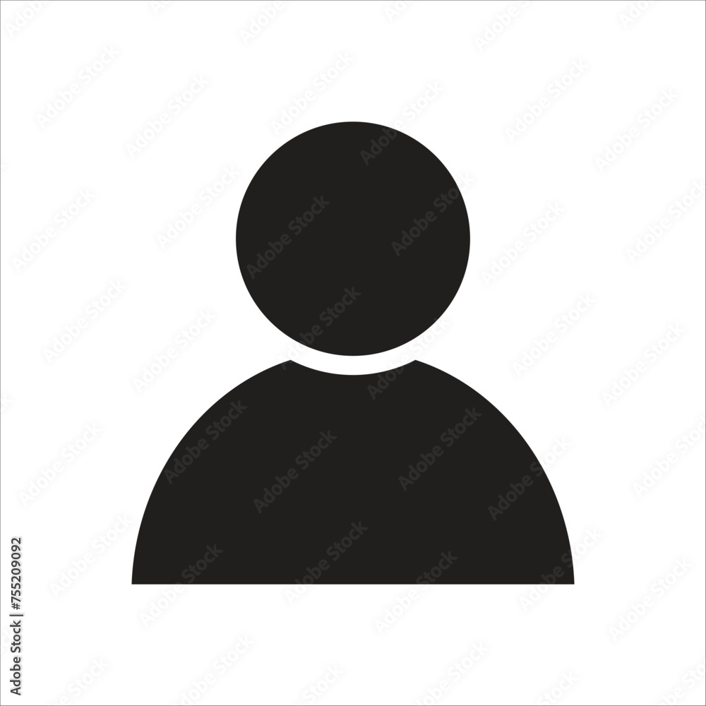 man vector icon line template new man vector icon line template new