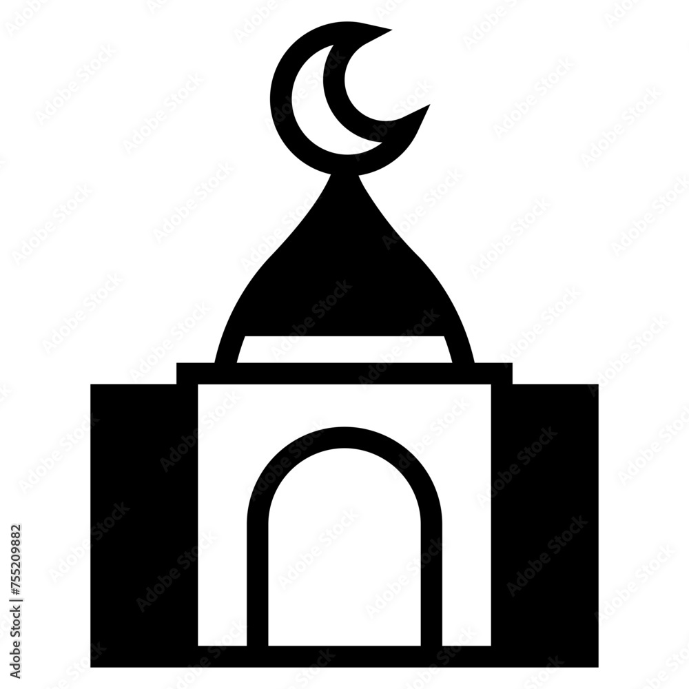 Islamic mosque icon, Religion, Islamic, Mosque, Prayer, Muslim mosque, islam icon vector Islamic mosque icon, Religion, Islamic, Mosque, Prayer, Muslim mosque, islam icon vector