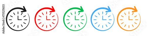 Account history icon mark in filled style