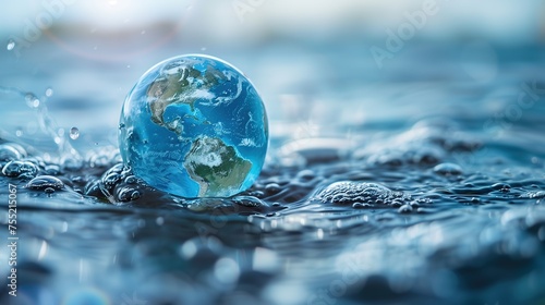 world water day, planet, earth, three