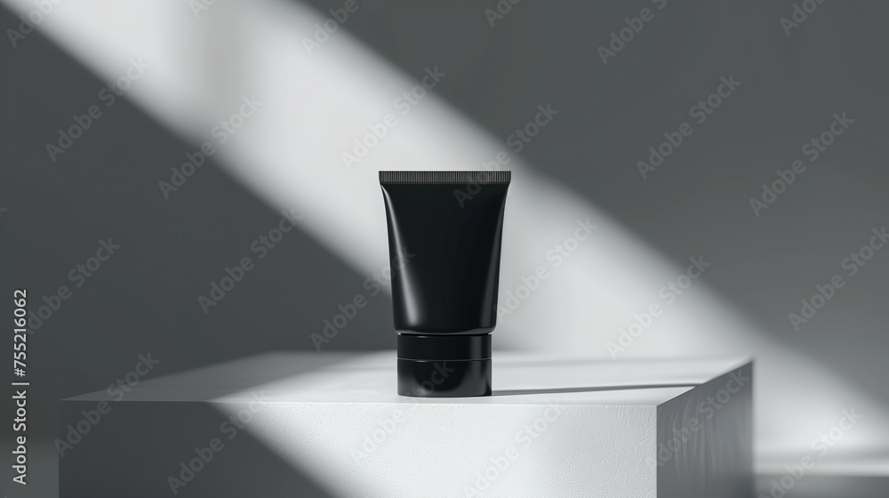 Cosmetic packaging mock up isolated on white background Cosmetic packaging mock up isolated on white background