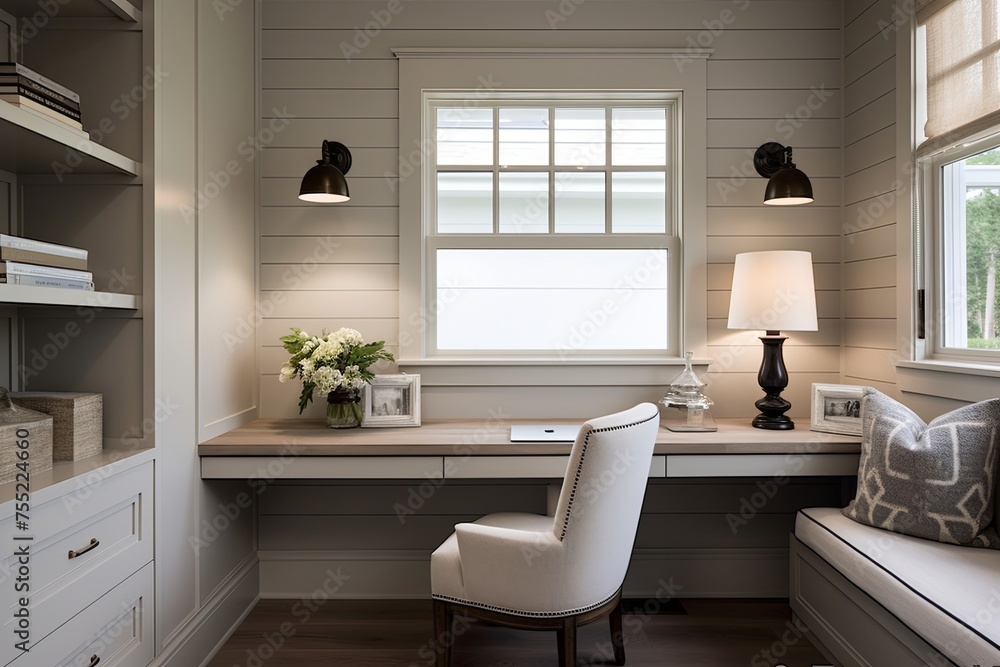 Compact Coastal Office: Innovative Small Space Solutions for Modern Workplaces Compact Coastal Office: Innovative Small Space Solutions for Modern Workplaces
