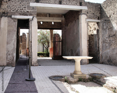 House of Fabius Amandius Typical example of a small house for the Pompeian middle class photo