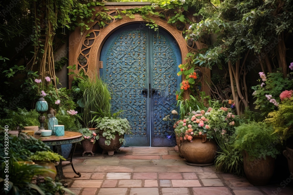 Secret Garden Patio Designs: Discover the Hidden Garden Oasis Through the Enchanting Secret Doorway