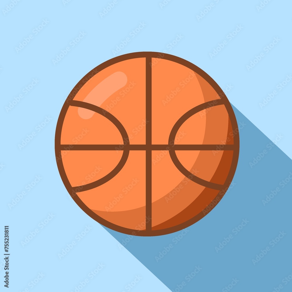basketball ball on sky background basketball ball on sky background