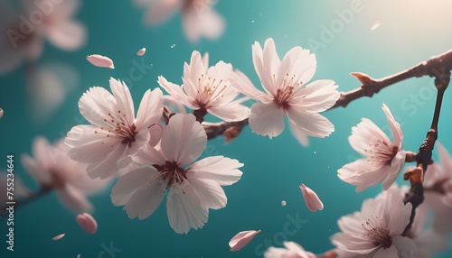 cherry blossom in spring #755234644