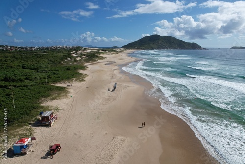 Santinho beach, at Florianopolis, Brazil photo