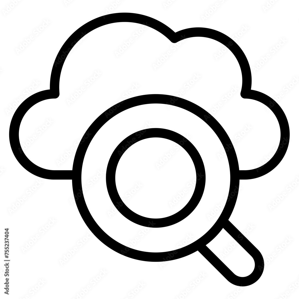 Search icon. Magnifying glass icon, vector magnifier or loupe sign. Search icon. Magnifying glass icon, vector magnifier or loupe sign.