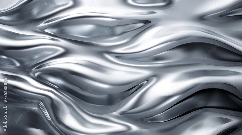 Fototapeta premium Silver background. Generative AI