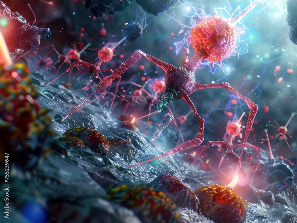 Nanotechnology-enhanced bacteriophages targeting pathogens within a ...