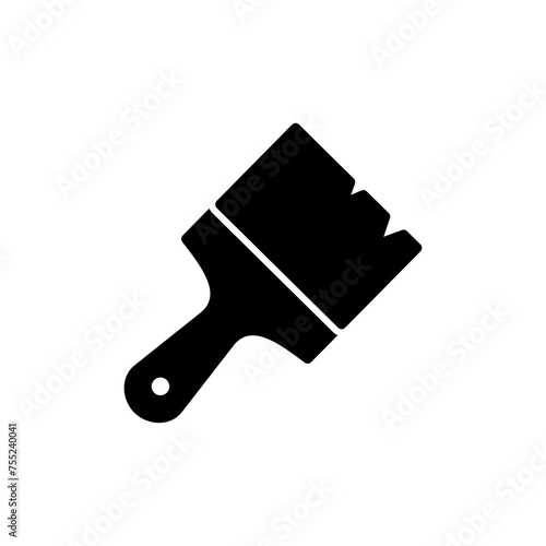 Paint icon vector isolated on white background. Paint brush vector icon. Paint roller icon