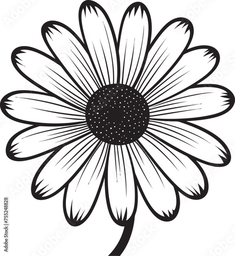 Daisy Dreams Gerbera Daisy Logo Design Bloom Bonanza Gerbera Daisy Vector Emblem