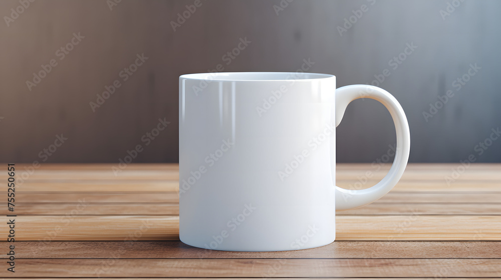 mockup of white mug, white mug on a background mockup of white mug, white mug on a background
