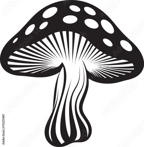 Myco Magic Vector Mushroom Logo Design Toadstool Tribute Mushroom Icon