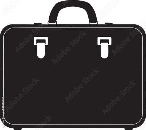 Odyssey Organizer Vector Suitcase Emblem Sojourn Satchel Suitcase Logo Vector